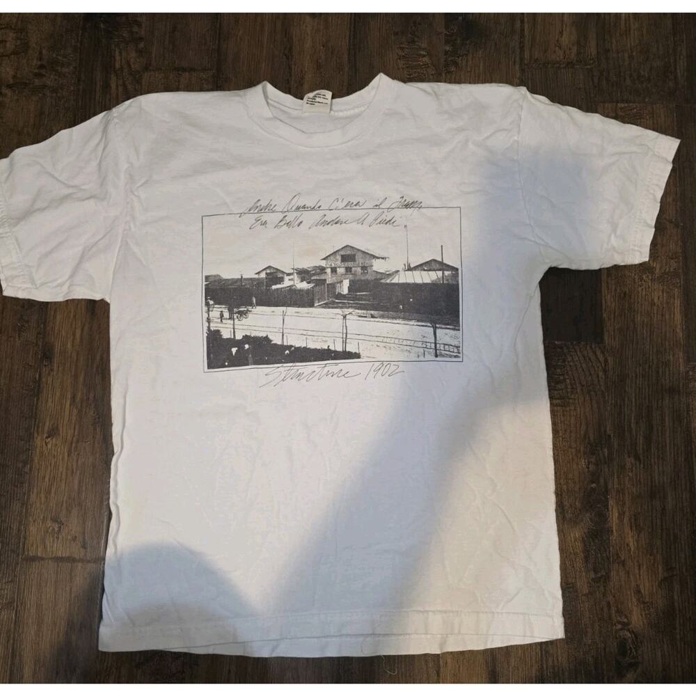 Vintage 90s Structure T Shirt Medium Men's 1995 Architecture Made in USA